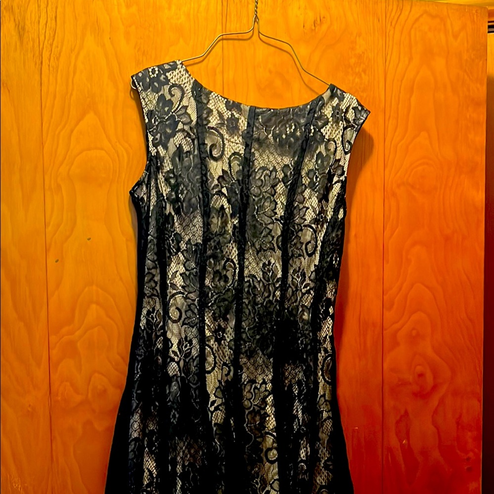 Elegant Black Lace Dress